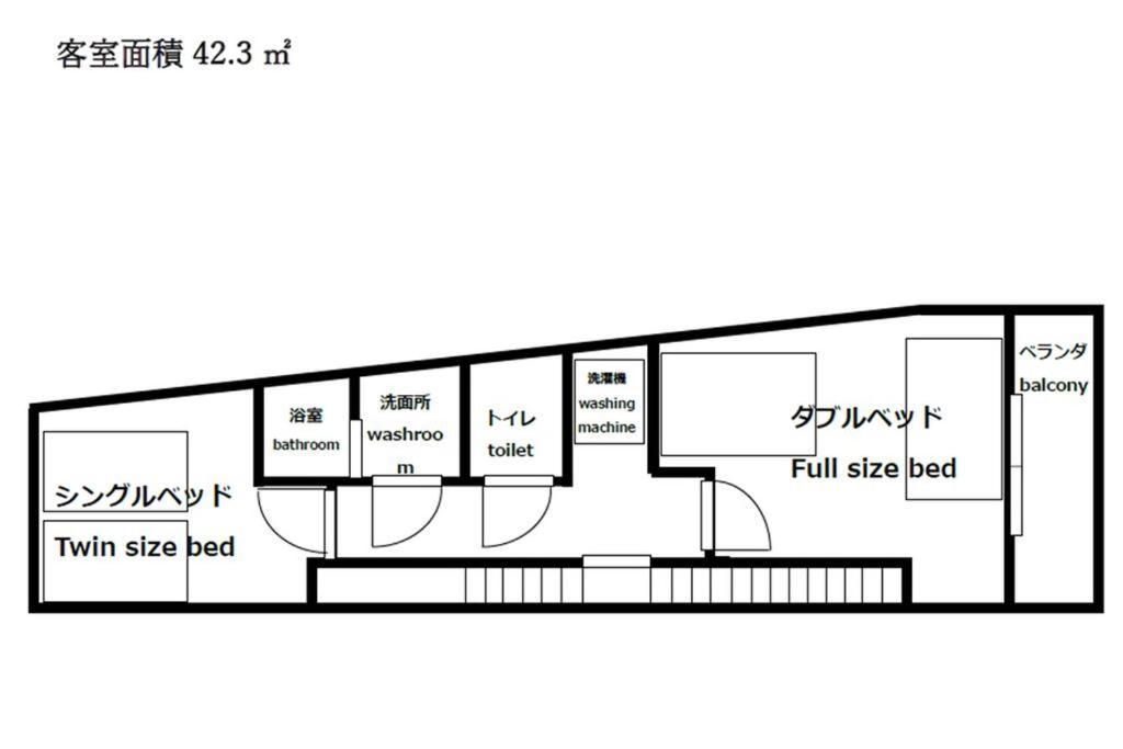 Rakuna 動 Sasazuka Apartment Präfektur Tokio